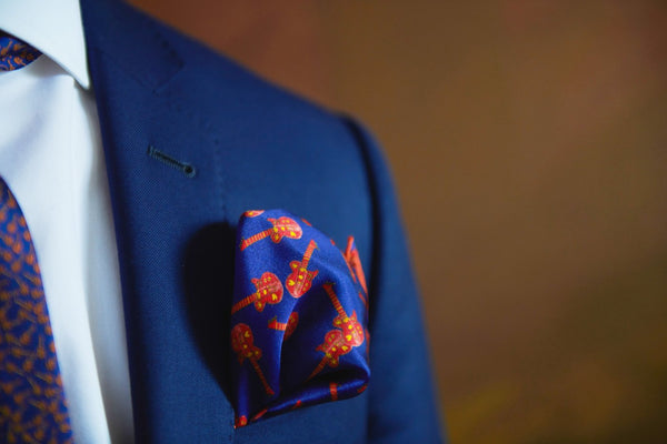 High End Silk Pocket Square Made in Montreal | Nathon Kong
