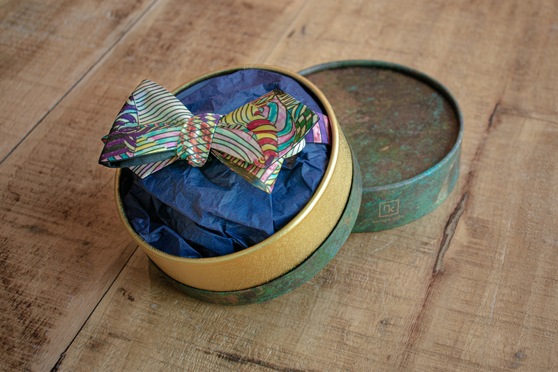 Art by BM | Silk Self-Tie Bow Tie with gift box | Nathon Kong
