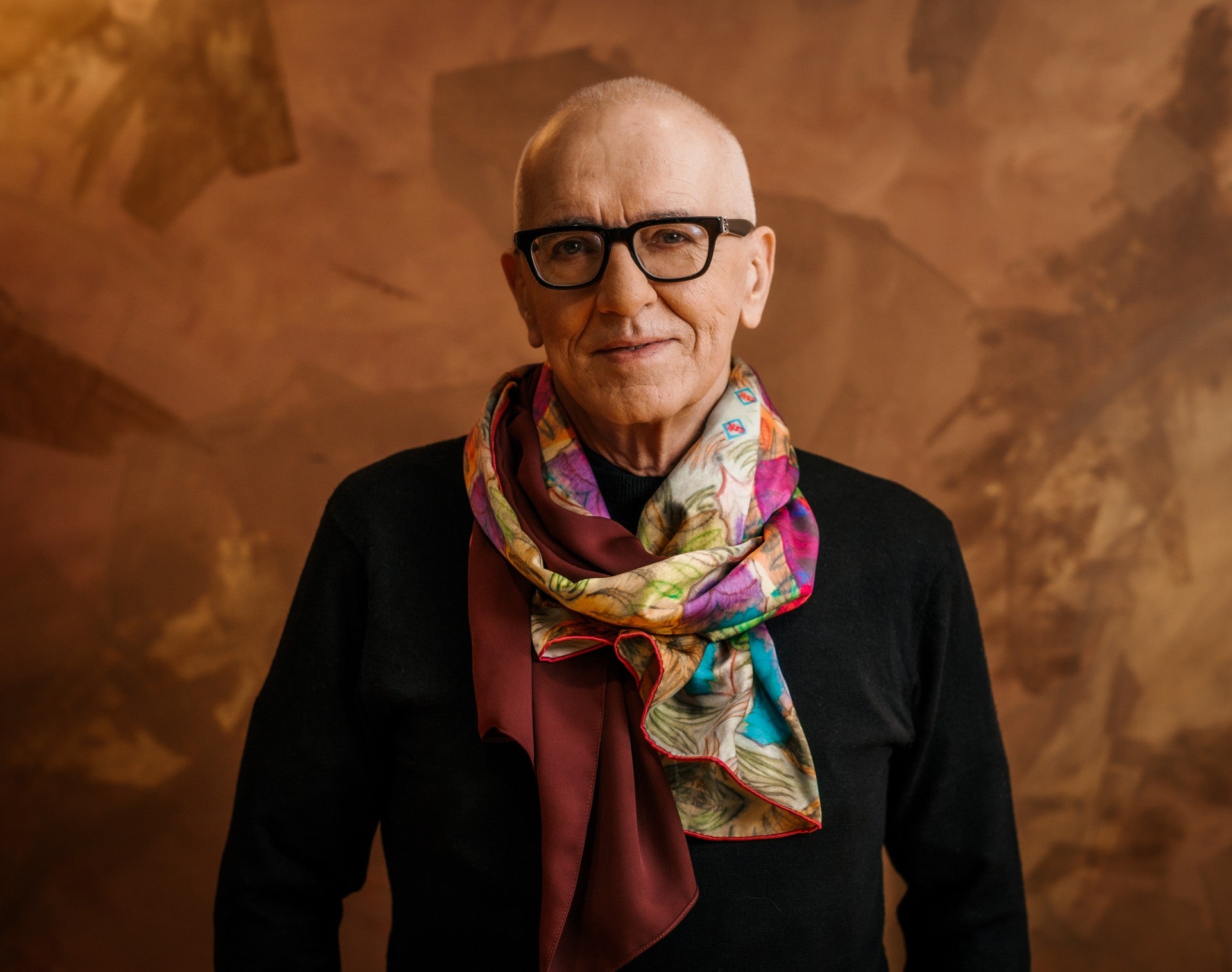 Men & Women's Extra Long Silk Scarf in Yellow | Nathon Kong