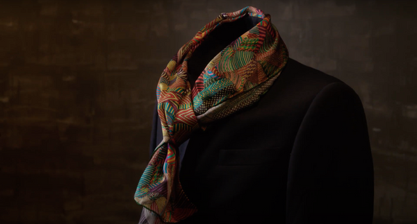 Silk Scarves with Suits Made in Montreal | Nathon Kong