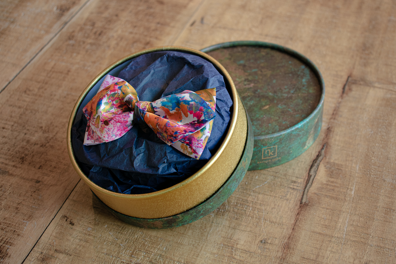 Art by SL | Silk Bow Tie with Gift Box | Nathon Kong